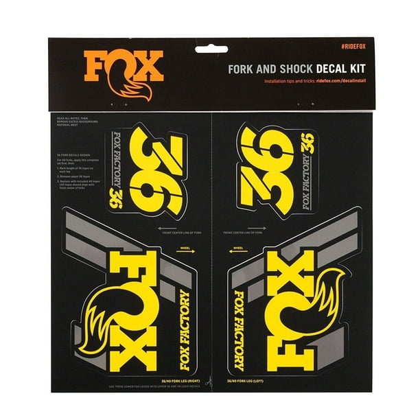 FOX Float DHX2 Performance Elite 2016 Rear Shock Suspension Sticker Lime Green